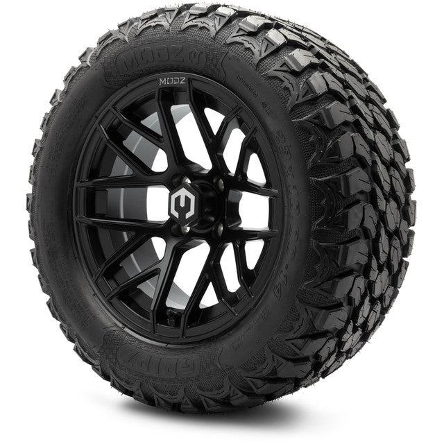 14" MODZ Matrix Matte Black - Tire and Wheel Combo