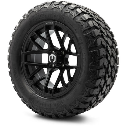 14" MODZ Matrix Matte Black - Tire and Wheel Combo