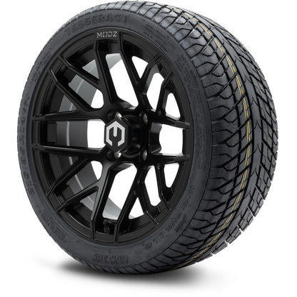 14" MODZ Matrix Matte Black - Tire and Wheel Combo
