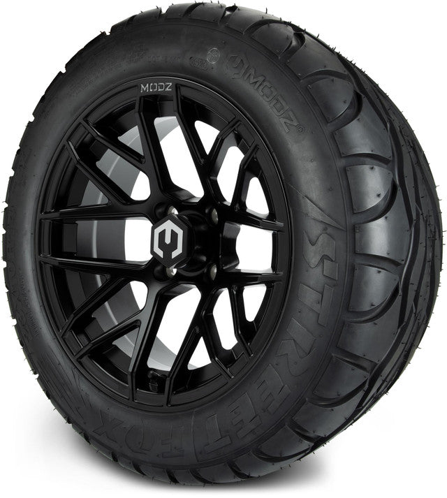 14" MODZ Matrix Matte Black - Tire and Wheel Combo