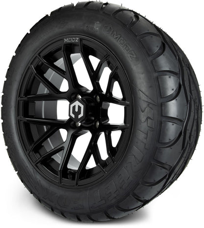 14" MODZ Matrix Matte Black - Tire and Wheel Combo