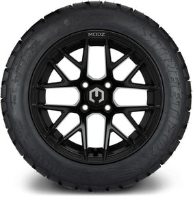 14" MODZ Matrix Matte Black - Tire and Wheel Combo