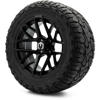 14" MODZ Matrix Matte Black - Tire and Wheel Combo