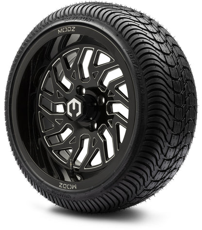 14" MODZ Carnage Glossy Black - Tire and Wheel Combo