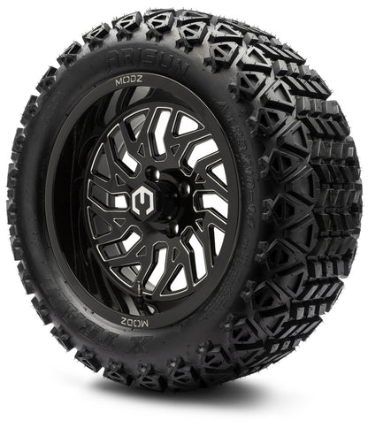 14" MODZ Carnage Glossy Black - Tire and Wheel Combo