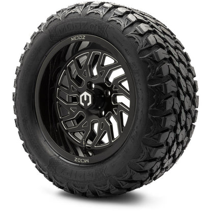 14" MODZ Carnage Glossy Black - Tire and Wheel Combo