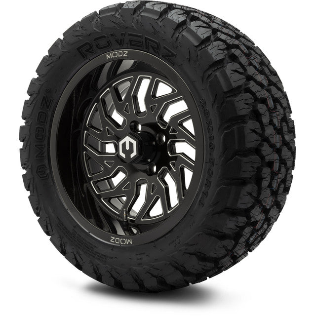 14" MODZ Carnage Glossy Black - Tire and Wheel Combo