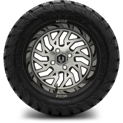14" MODZ Carnage Machined Black - Tire and Wheel Combo