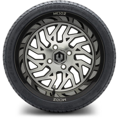 14" MODZ Carnage Machined Black - Tire and Wheel Combo