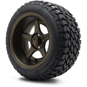 14" MODZ Maverick Matte Bronze - Tire and Wheel Combo