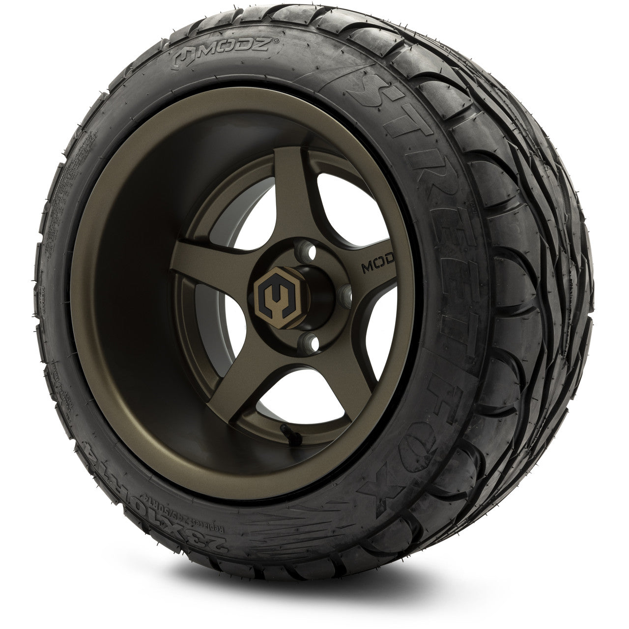 14" MODZ Maverick Matte Bronze - Tire and Wheel Combo