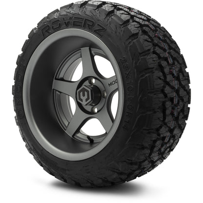 14" MODZ Maverick Gunmetal - Tire and Wheel Combo