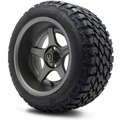 14" MODZ Maverick Gunmetal - Tire and Wheel Combo