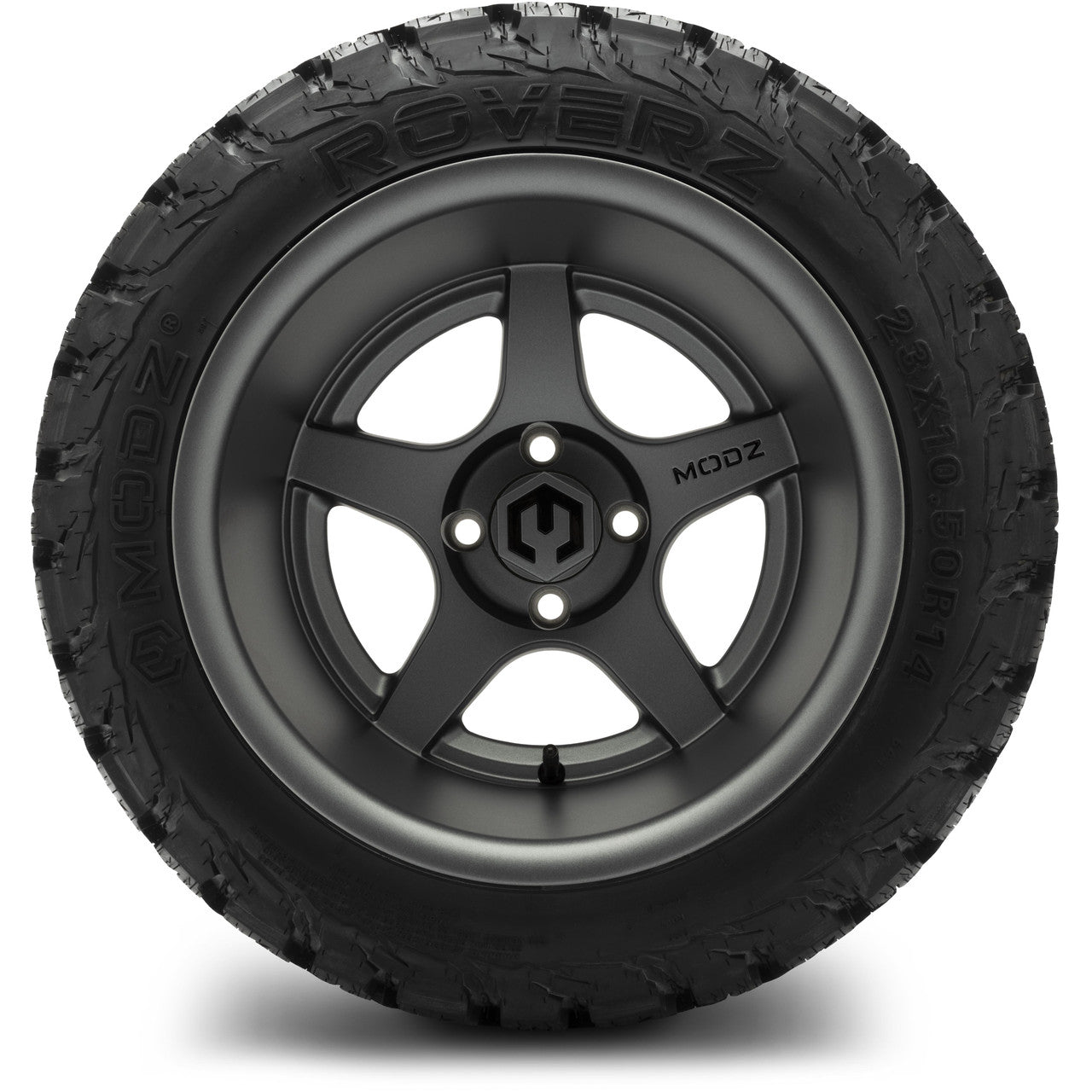 14" MODZ Maverick Gunmetal - Tire and Wheel Combo