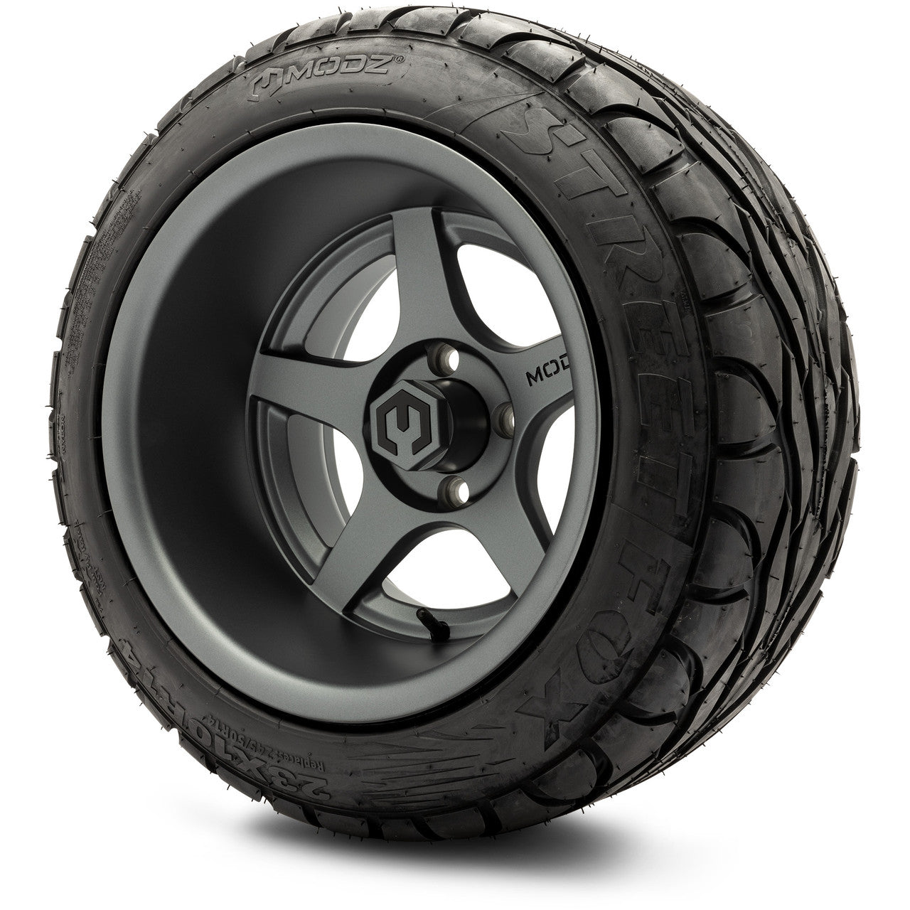 14" MODZ Maverick Gunmetal - Tire and Wheel Combo