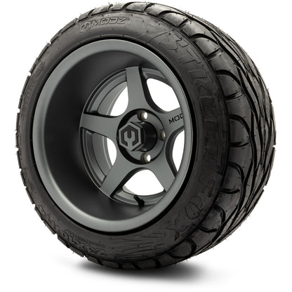 14" MODZ Maverick Gunmetal - Tire and Wheel Combo