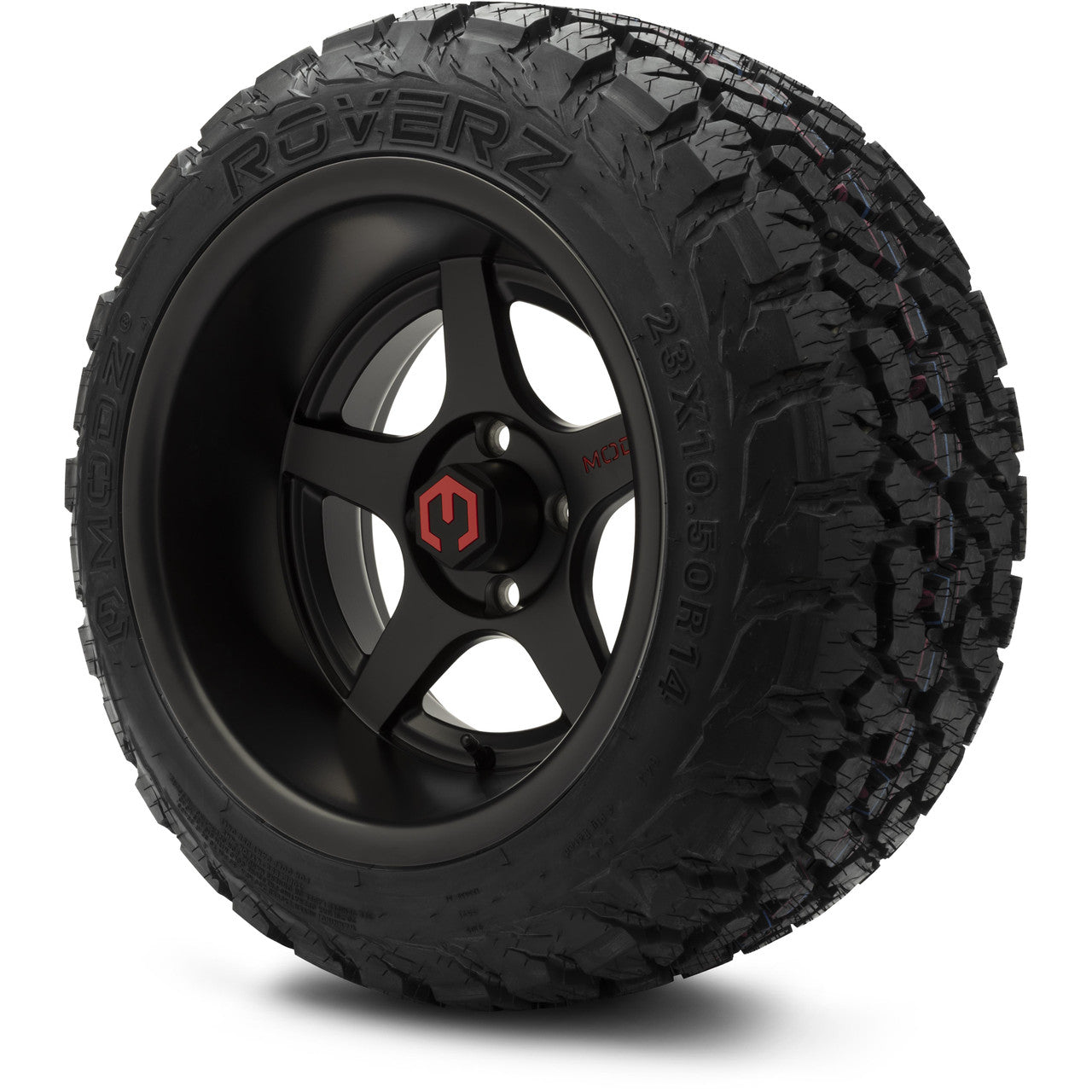14" MODZ Maverick Matte Black - Tire and Wheel Combo