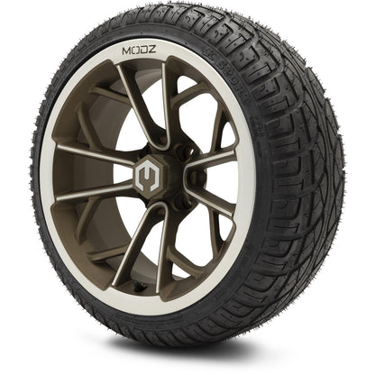 14" MODZ Havoc Machined Bronze - Tire and Wheel Combo