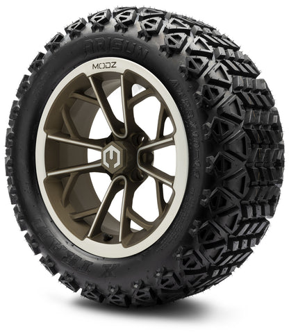 14" MODZ Havoc Machined Bronze - Tire and Wheel Combo