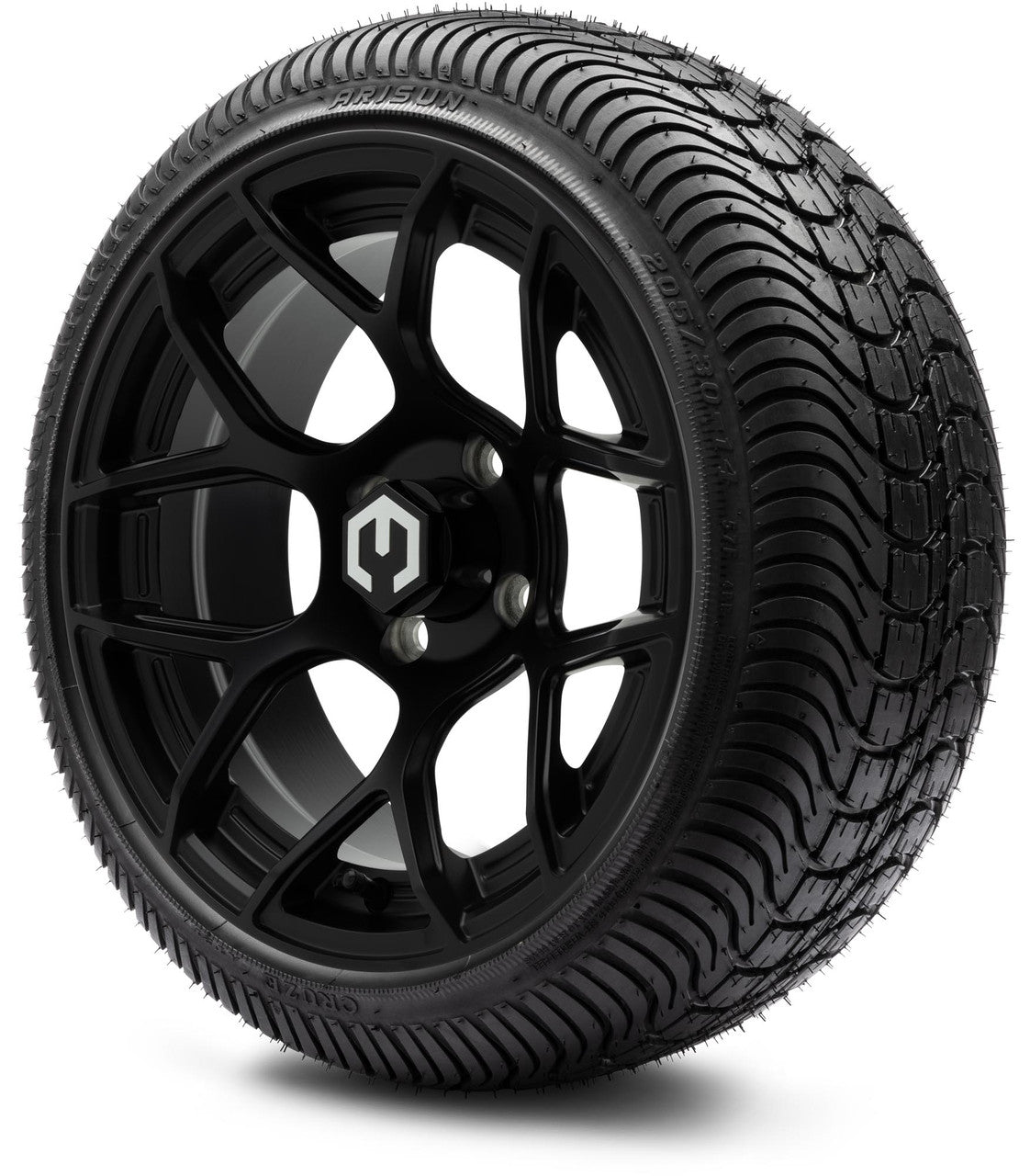14" MODZ Renegade Matte Black - Tire and Wheel Combo