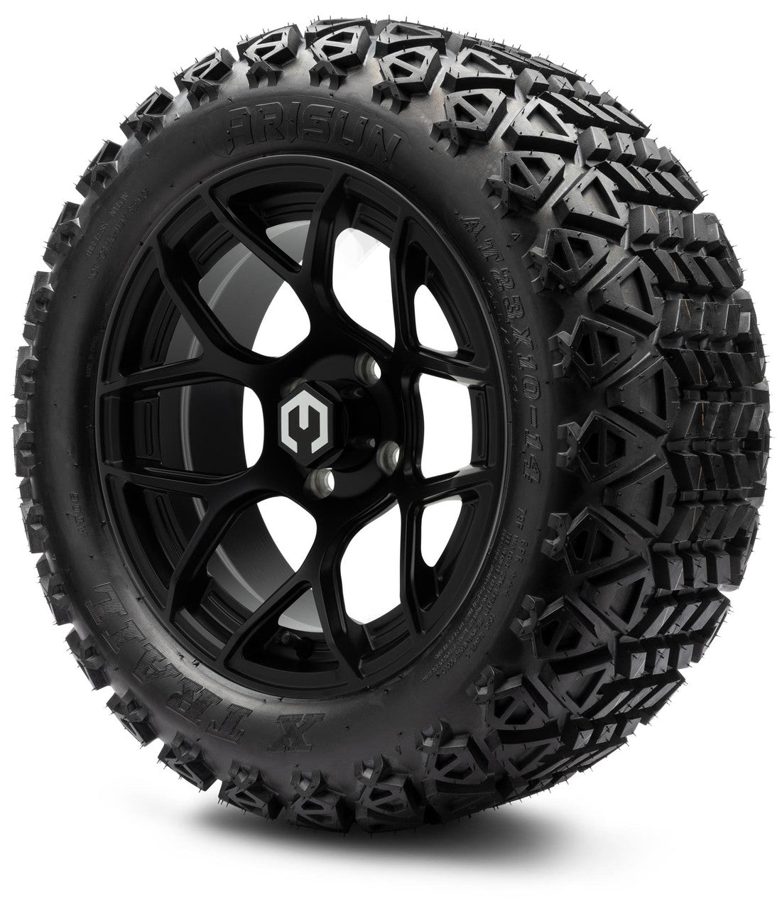 14" MODZ Renegade Matte Black - Tire and Wheel Combo