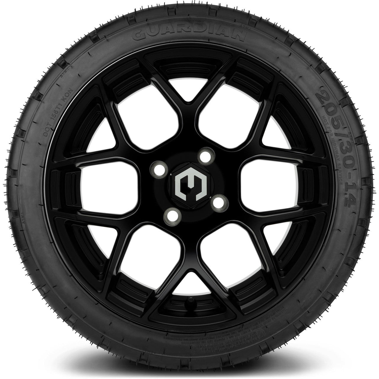 14" MODZ Renegade Matte Black - Tire and Wheel Combo
