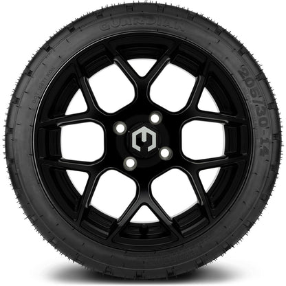 14" MODZ Renegade Matte Black - Tire and Wheel Combo