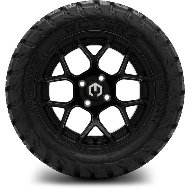 14" MODZ Renegade Matte Black - Tire and Wheel Combo