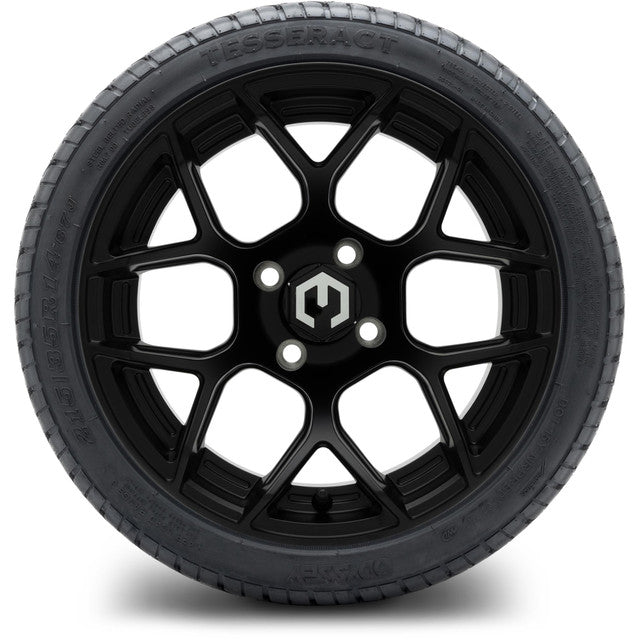 14" MODZ Renegade Matte Black - Tire and Wheel Combo