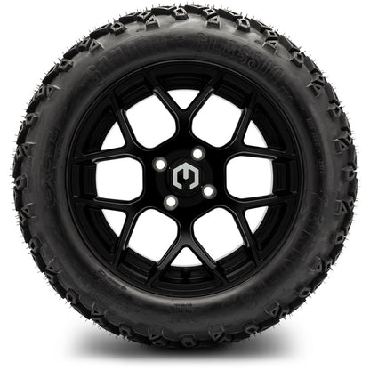 14" MODZ Renegade Matte Black - Tire and Wheel Combo