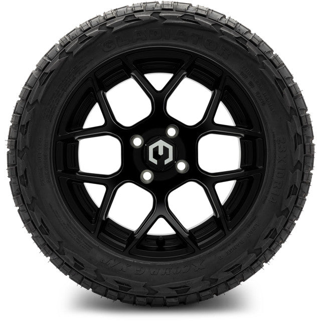 14" MODZ Renegade Matte Black - Tire and Wheel Combo