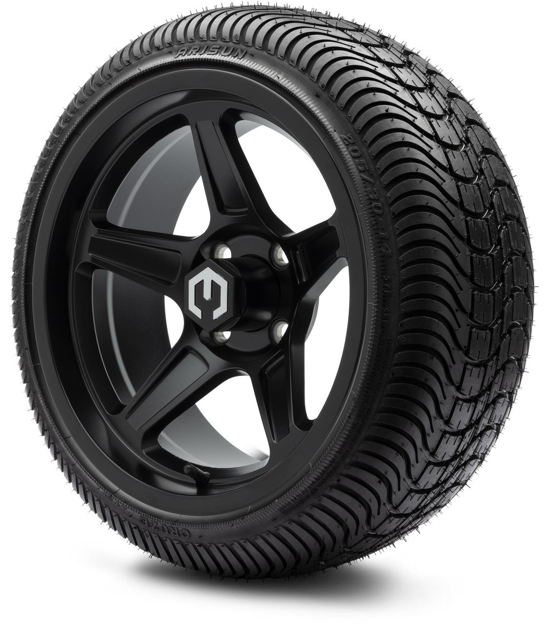 14" MODZ Drift Matte Black - Tire and Wheel Combo