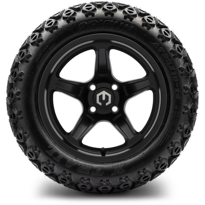 14" MODZ Drift Matte Black - Tire and Wheel Combo