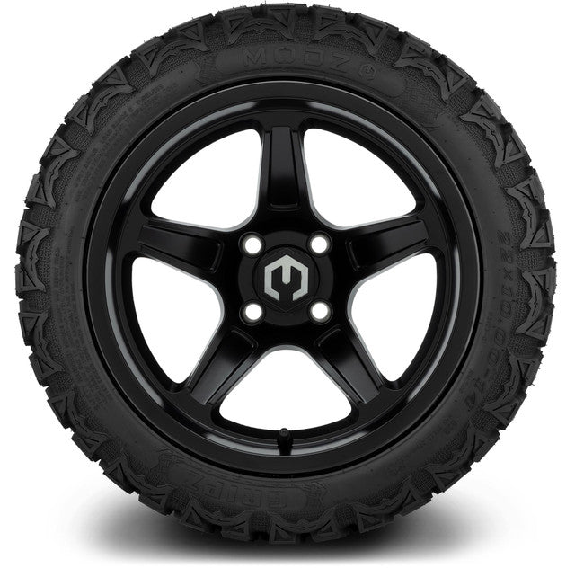 14" MODZ Drift Matte Black - Tire and Wheel Combo