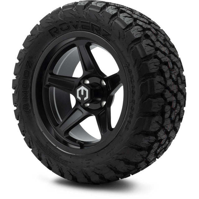 14" MODZ Drift Matte Black - Tire and Wheel Combo