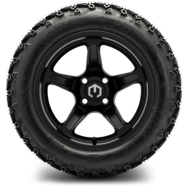 14" MODZ Drift Matte Black - Tire and Wheel Combo