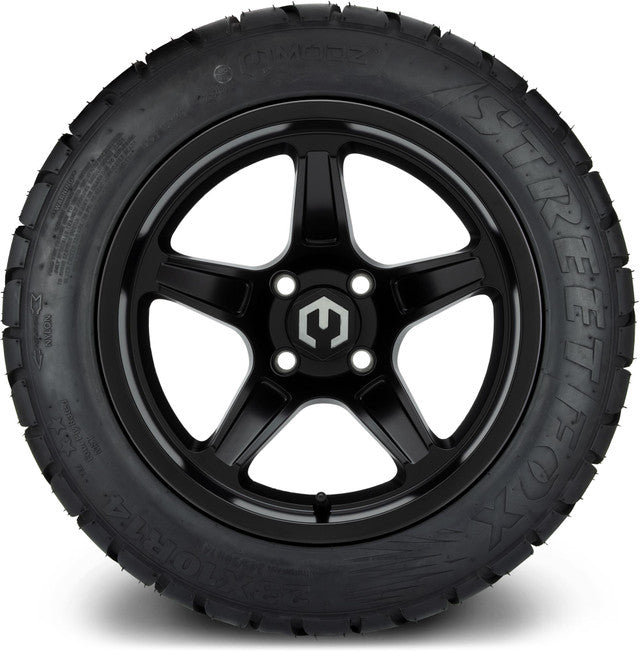 14" MODZ Drift Matte Black - Tire and Wheel Combo