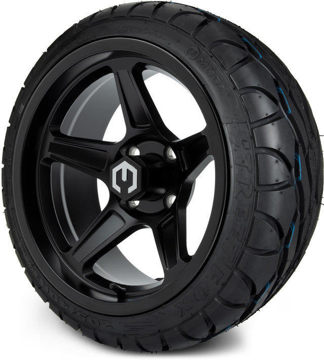 14" MODZ Drift Matte Black - Tire and Wheel Combo