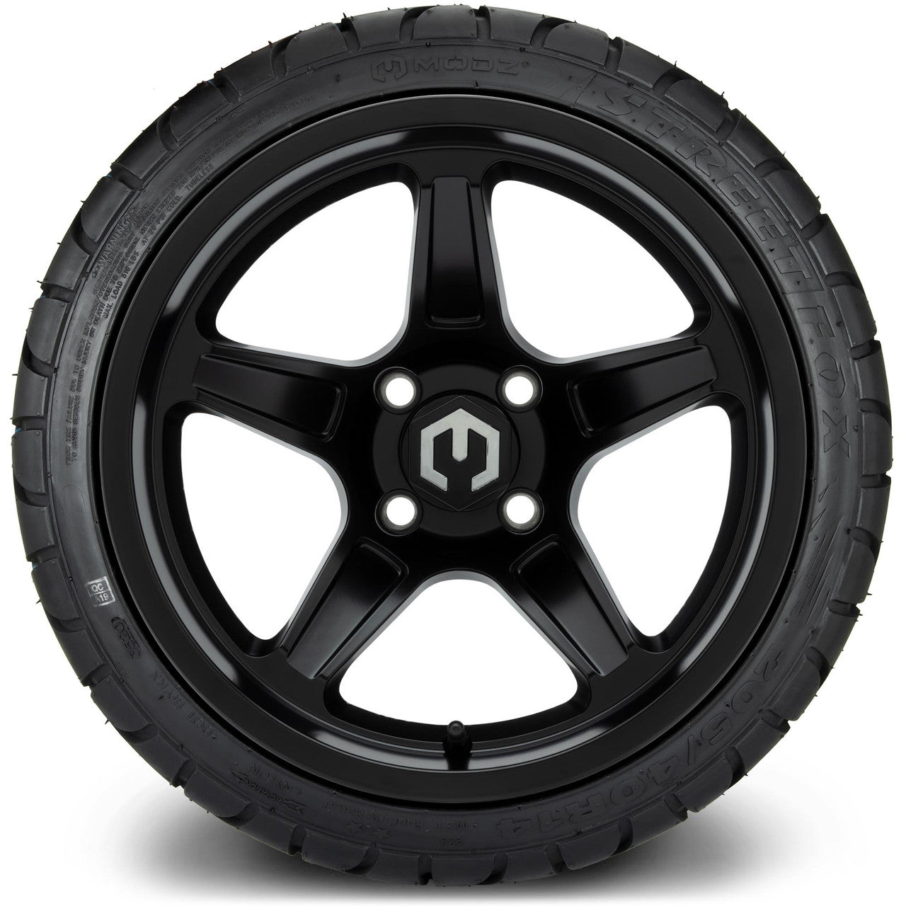 14" MODZ Drift Matte Black - Tire and Wheel Combo