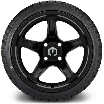 14" MODZ Drift Matte Black - Tire and Wheel Combo