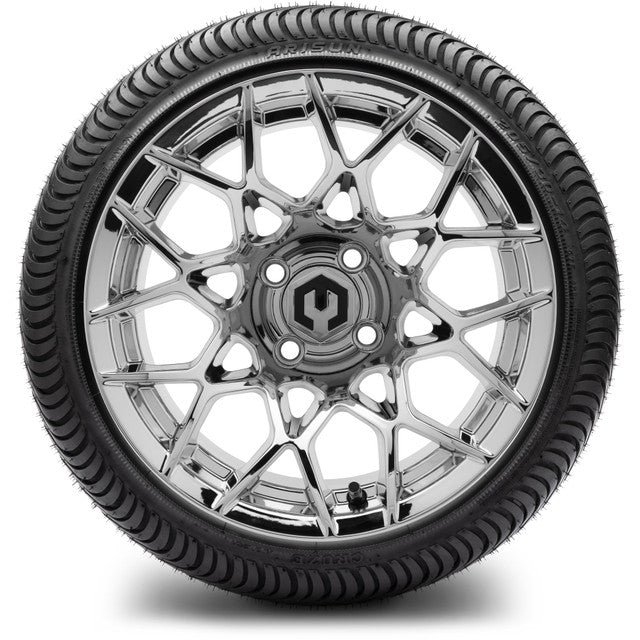 14" MODZ Blitz Chrome - Tire and Wheel Combo