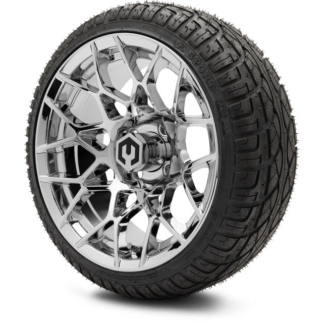 14" MODZ Blitz Chrome - Tire and Wheel Combo