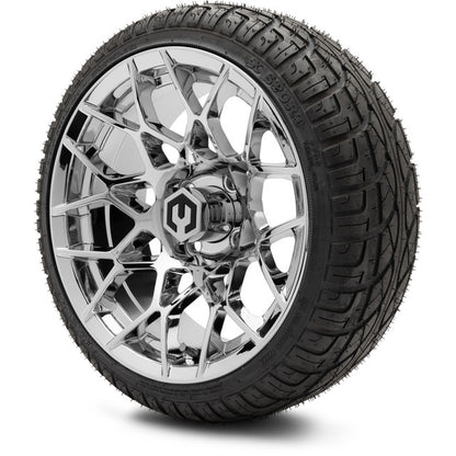 14" MODZ Blitz Chrome - Tire and Wheel Combo
