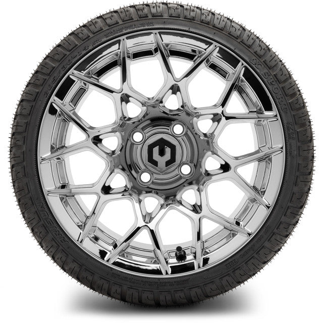 14" MODZ Blitz Chrome - Tire and Wheel Combo