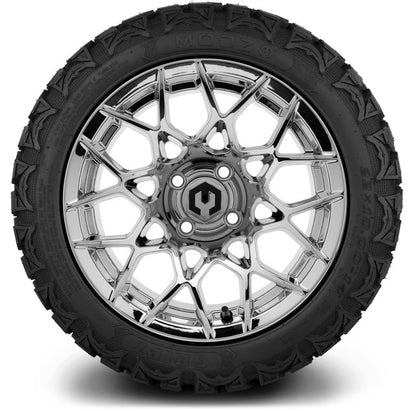 14" MODZ Blitz Chrome - Tire and Wheel Combo