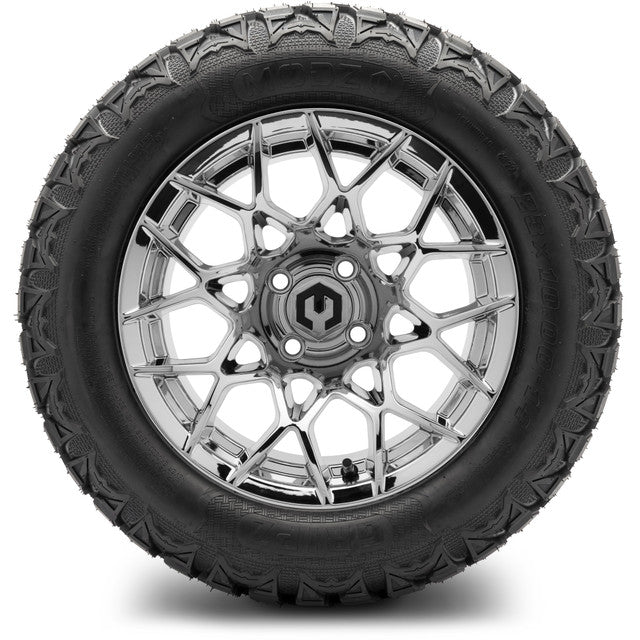 14" MODZ Blitz Chrome - Tire and Wheel Combo