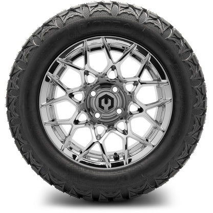 14" MODZ Blitz Chrome - Tire and Wheel Combo