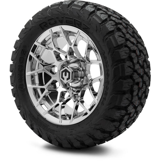 14" MODZ Blitz Chrome - Tire and Wheel Combo