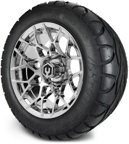 14" MODZ Blitz Chrome - Tire and Wheel Combo