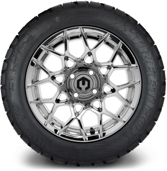 14" MODZ Blitz Chrome - Tire and Wheel Combo